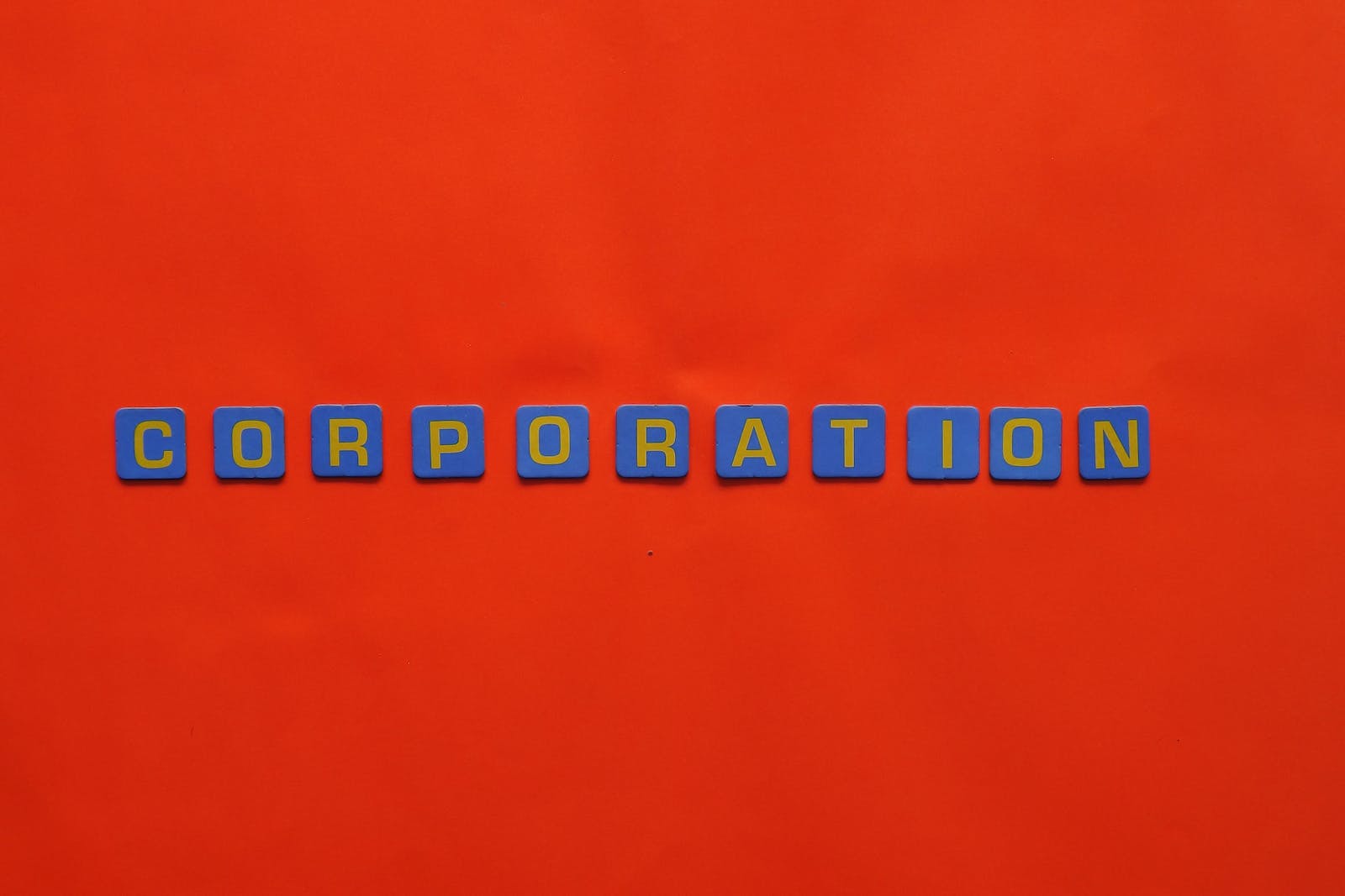 The Word Corporation with a Red Background