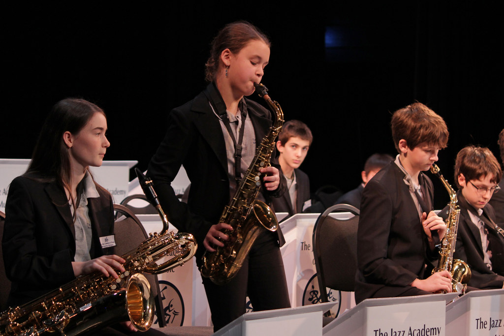 a jazz orchestra of kids