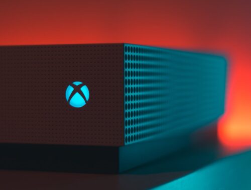 Xbox One Video Game Console in Close Up Photography