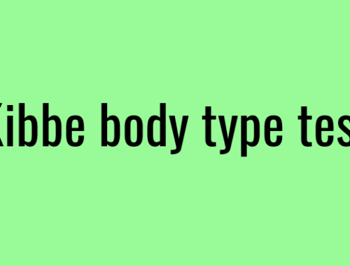 Kibbe body type test