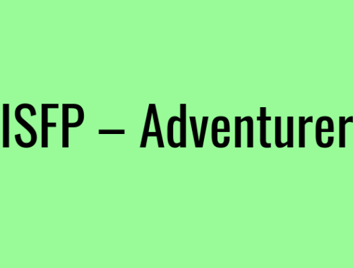 ISFP – Adventurer